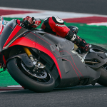 Ducati MotoE Prototype Electric Racebike Makes Public Testing Debut